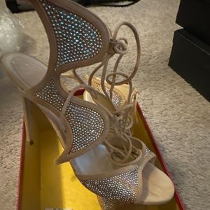 Rene Caovilla Swarovski Heels NOT NEW! NO TAGS